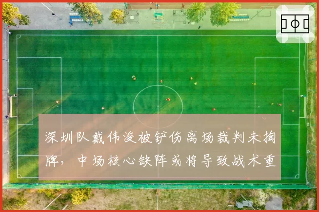 深圳队戴伟浚被铲伤离场裁判未掏牌，中场核心缺阵或将导致战术重组