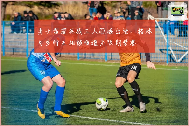 勇士雷霆混战三人驱逐出场,格林与多特互相锁喉遭无限期禁赛